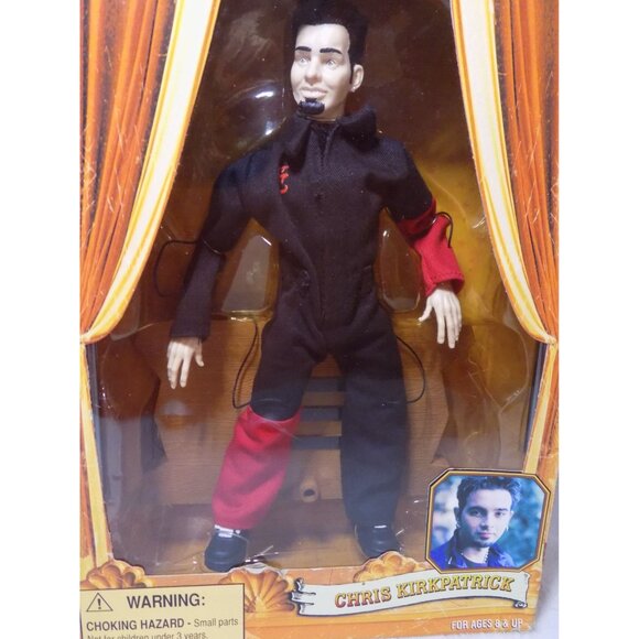NSYNC Chris Kirkpatrick Collectible Marionette Doll Living Toyz 2000 Vintage - Picture 5 of 5